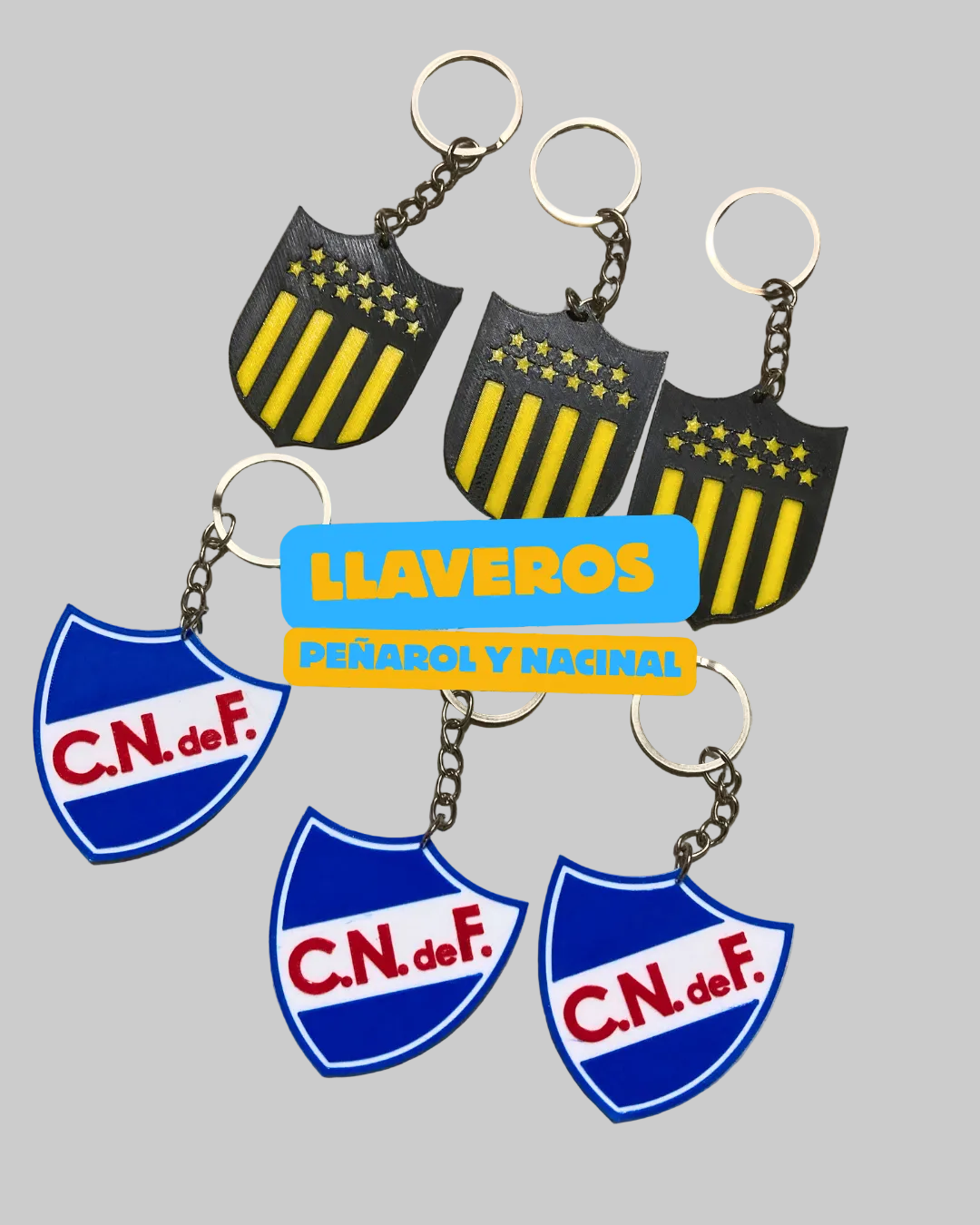 Llavero 3D escudo fútbol