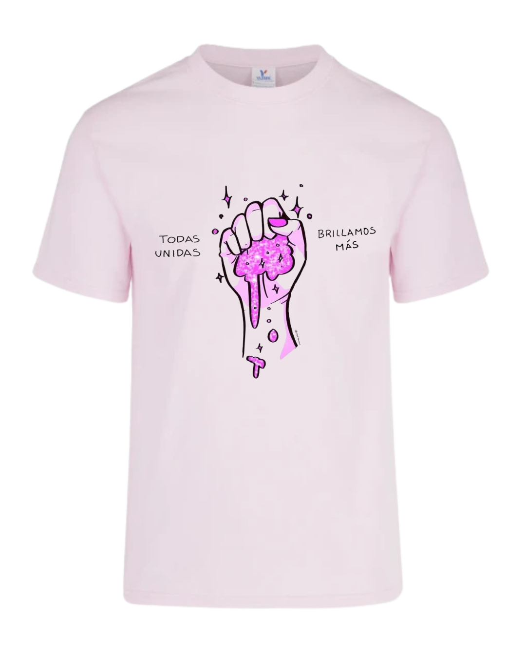Camiseta Todas unidas brillamos más