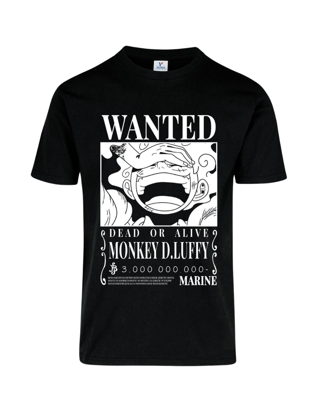 Camiseta Luffy Wanted