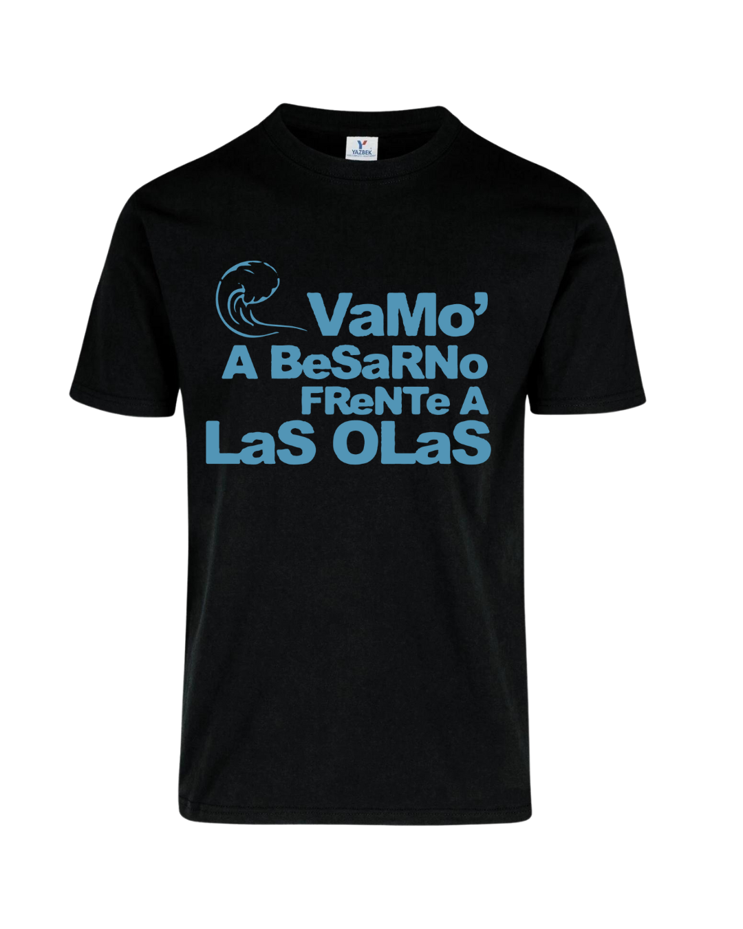 Camiseta Bad Bunny Vamo' a besarno frente a las olas