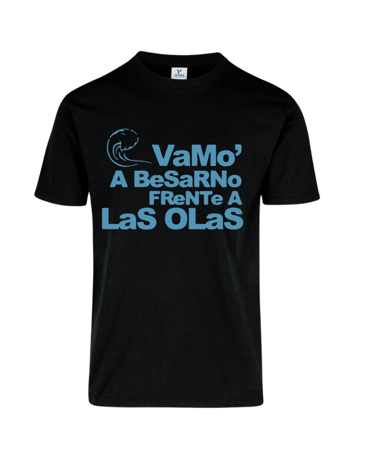 Camiseta Bad Bunny Vamo' a besarno frente a las olas