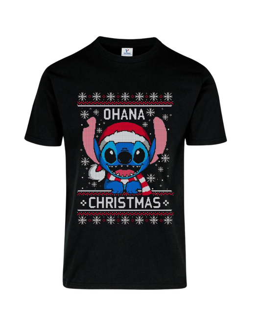 Camiseta Ohana Christmas