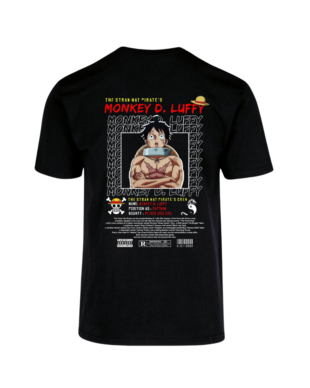Camiseta Monkey D Luffy