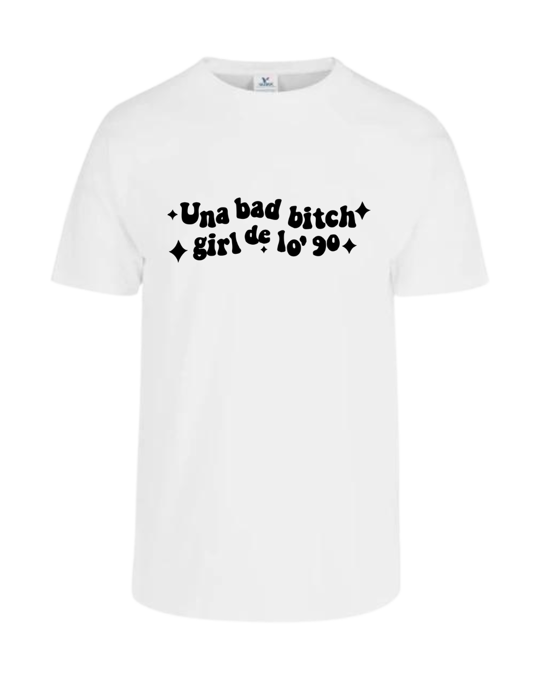 Camiseta Bad Bunny Una bad bitch girl de los 90'