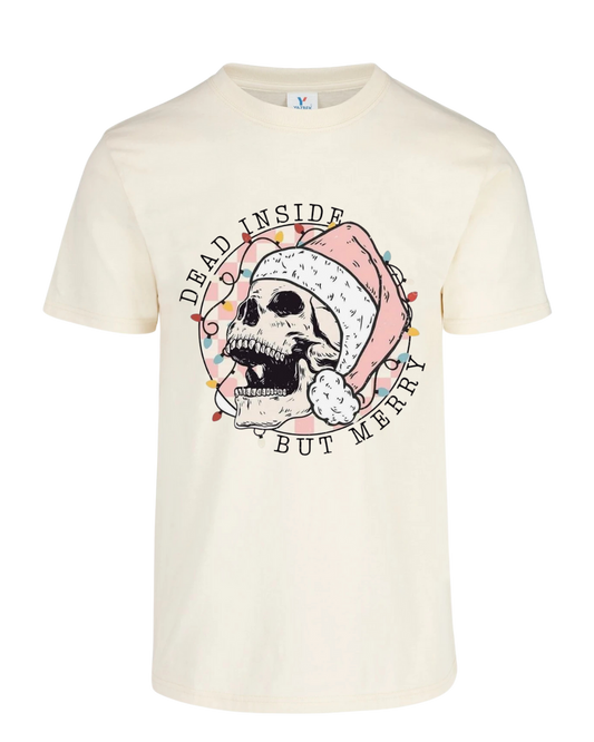 Camiseta Dead inside but Merry