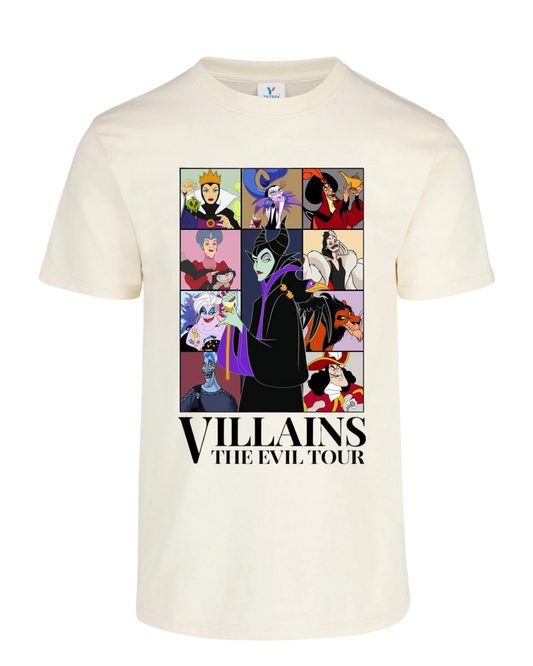 Camiseta Villains the evil tour