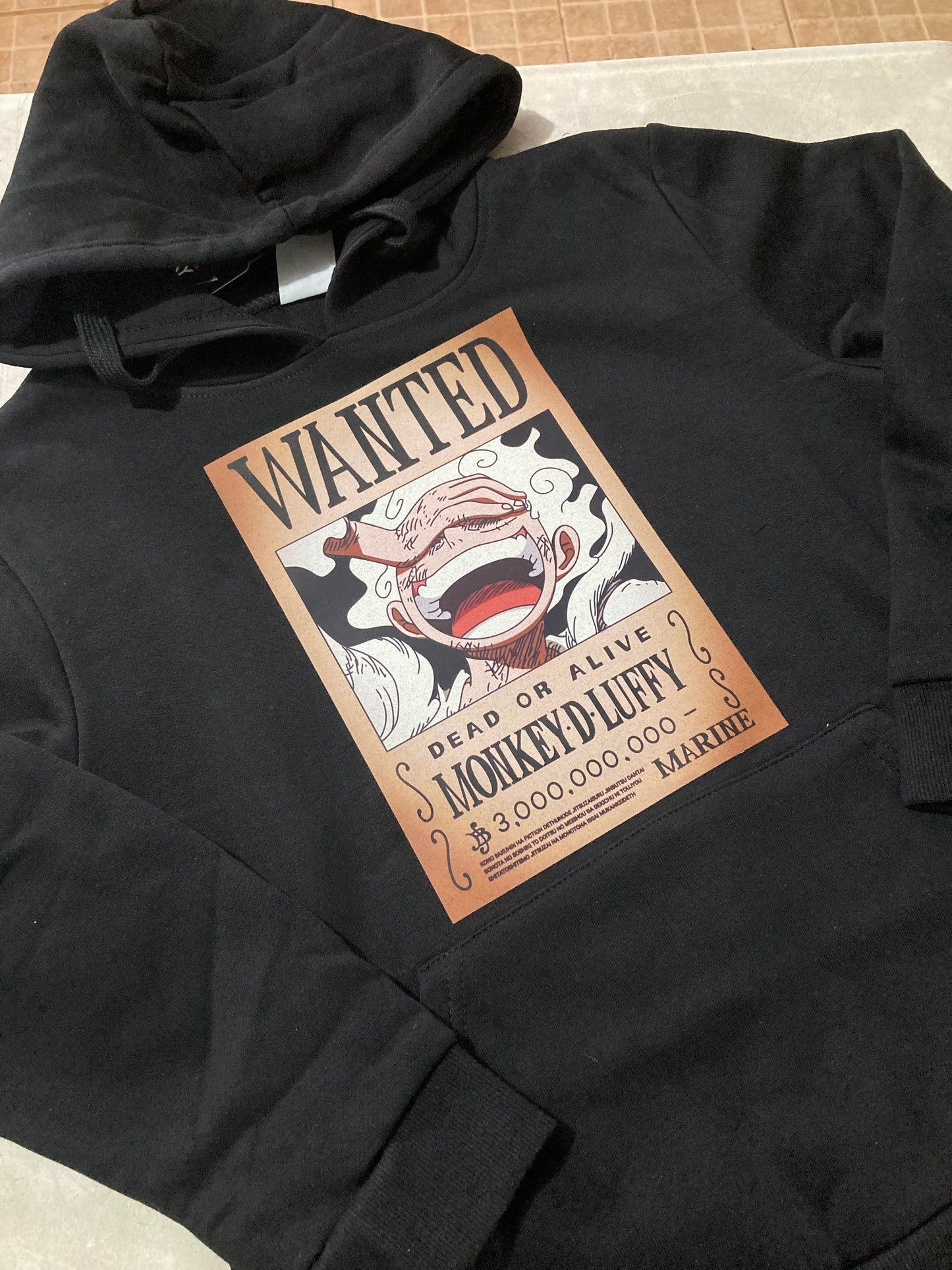 Canguro Cartel Wanted Monkey D Luffy