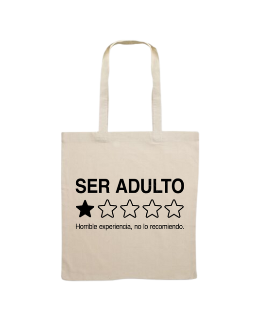 Totebag Ser adulto