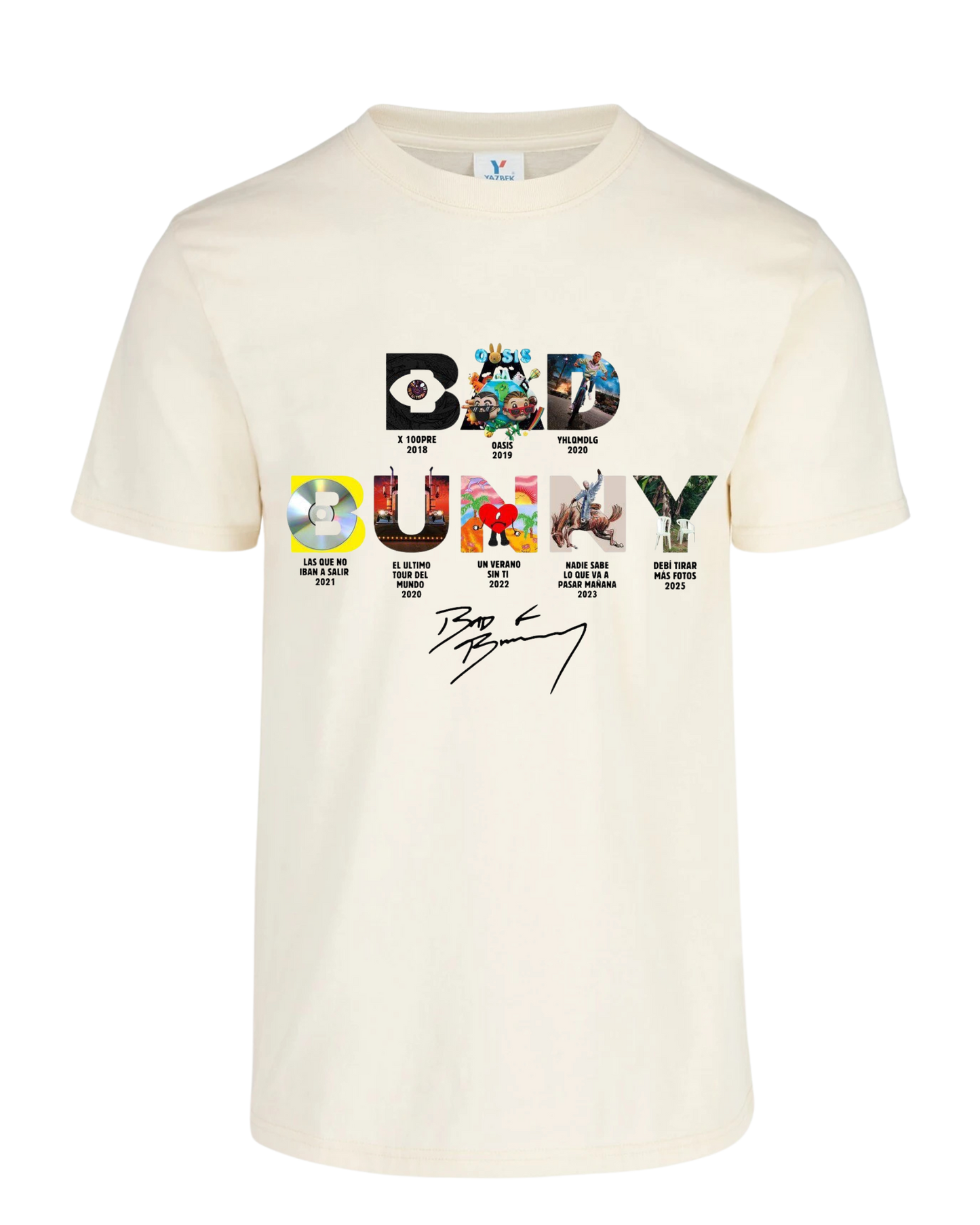 Camiseta Bad Bunny Discos