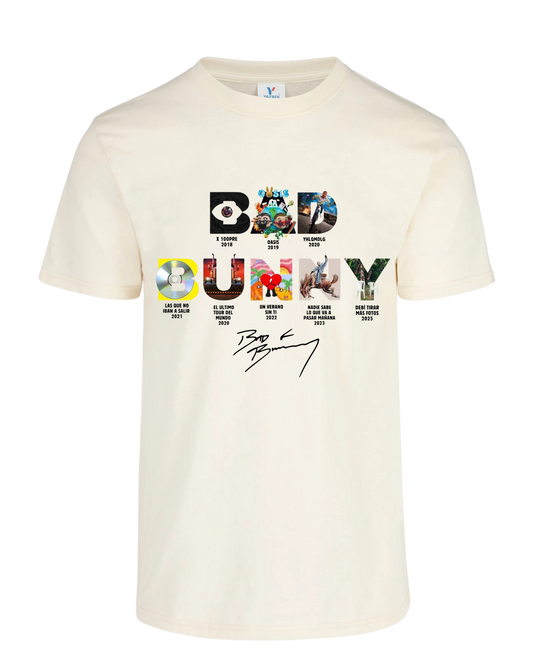 Camiseta Bad Bunny Discos