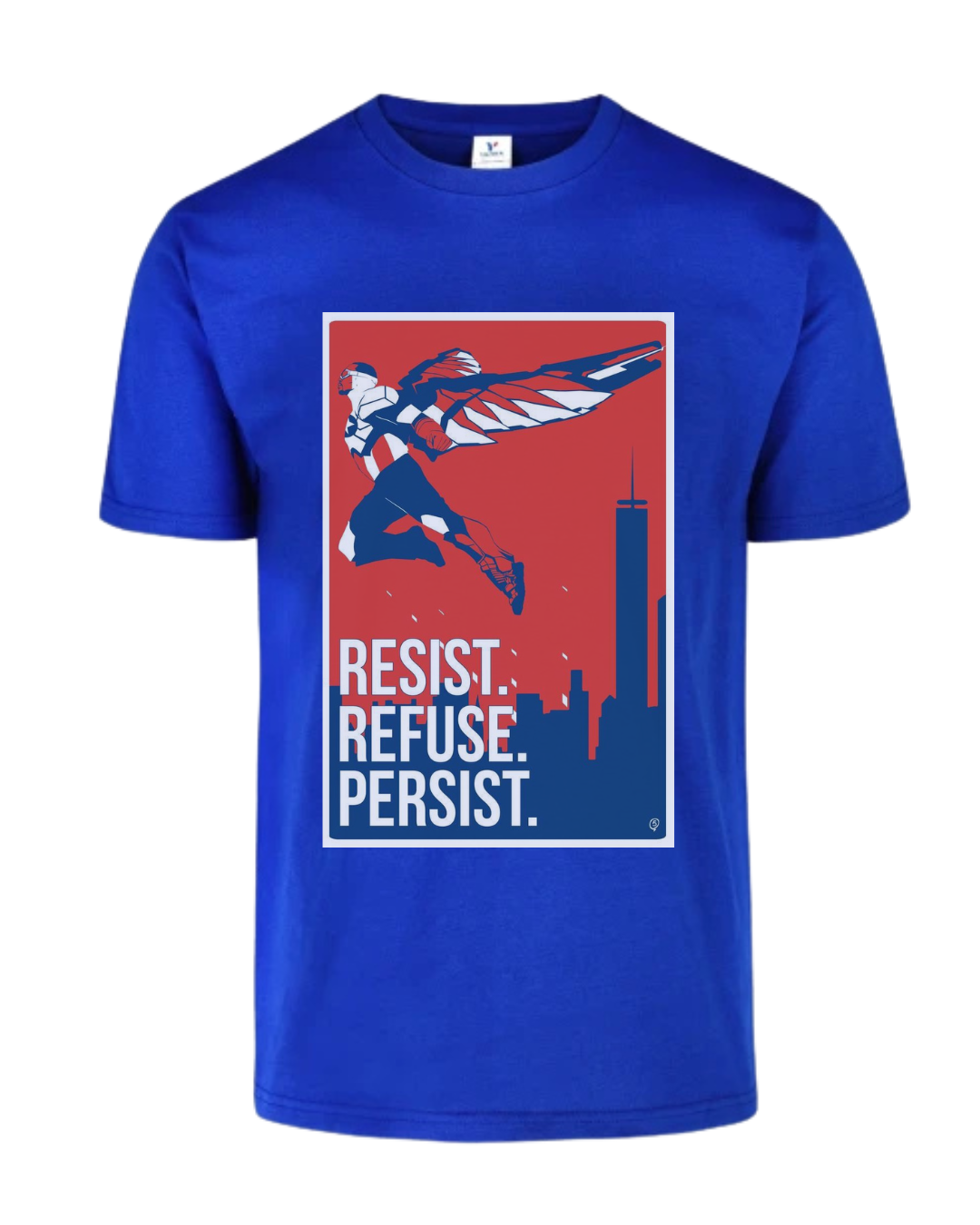 Camiseta Capitan America Resist Refuse Persist