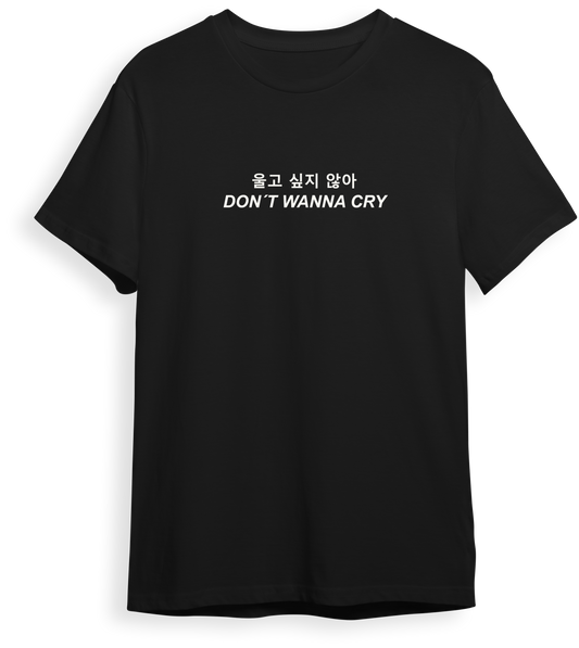 Camiseta don't wanna cry