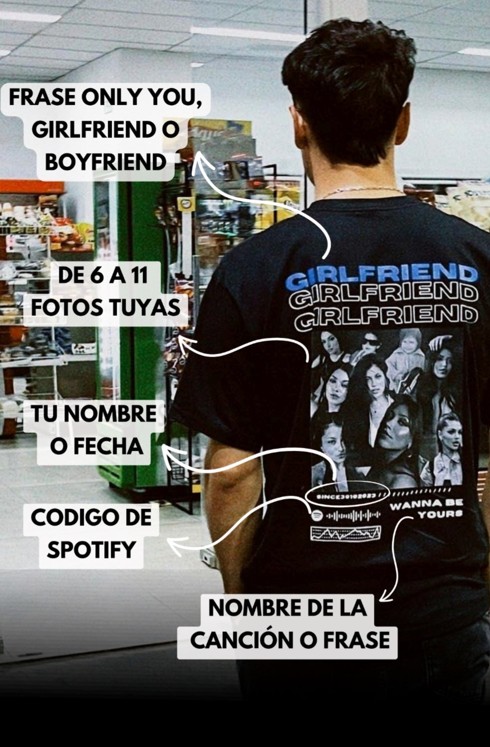 Camiseta Only You personalizada