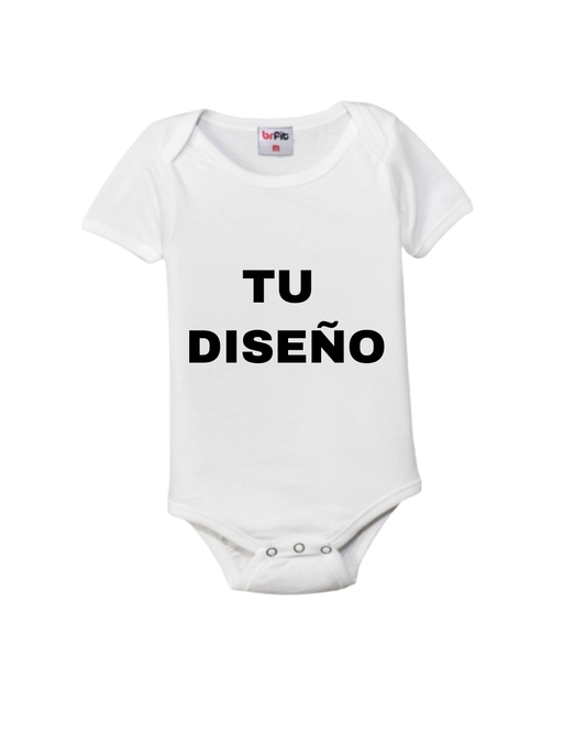 Body personalizado 100% poliester solo pecho
