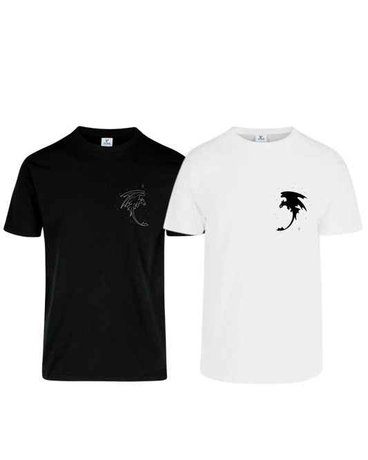 Duo de camisetas Dragones