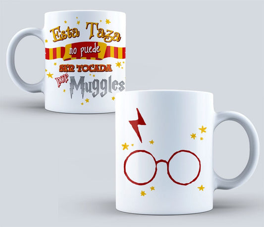 Taza "Esta taza no puede ser tocada por muggles"