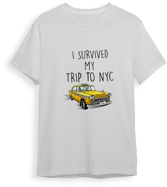 Camiseta I survived my trip to NYC